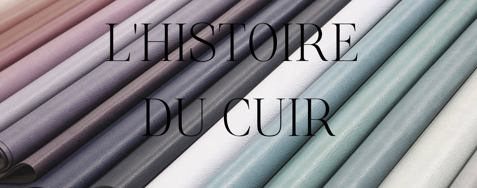 l'histoire du cuir