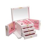 boite à bijoux blanche et rose