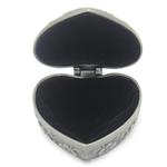 boite bijoux cœur velours