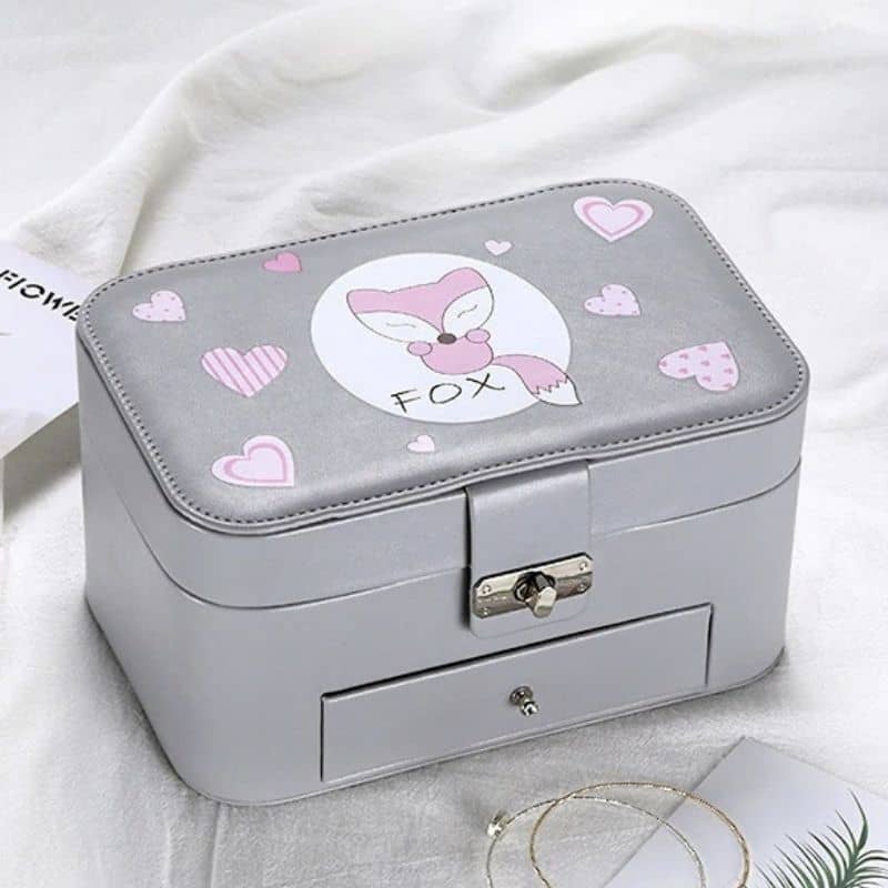 coffret bijoux fille renard