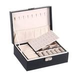 boite en cuir rangement bijoux
