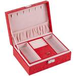 coffret à bijoux pour femme rouge