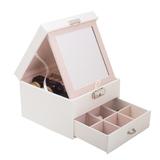 Boite à Bijoux Femme <br/> avec Miroir