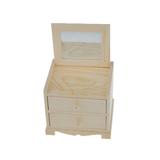 Boite a Bijoux en Bois<br/> Clair